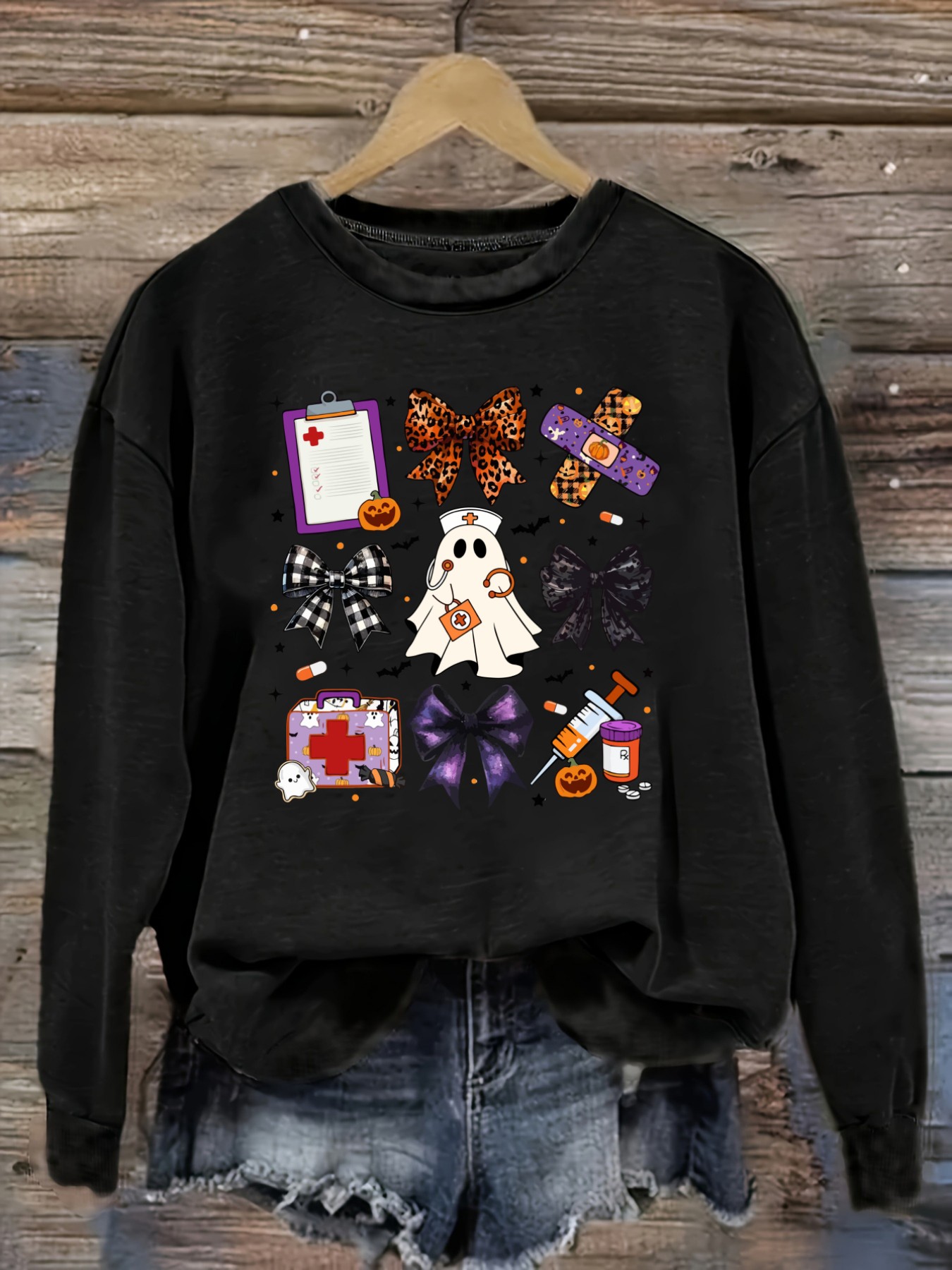 Winter Clothing Usa - Women's Casual Long Sleeve Crew Neck
