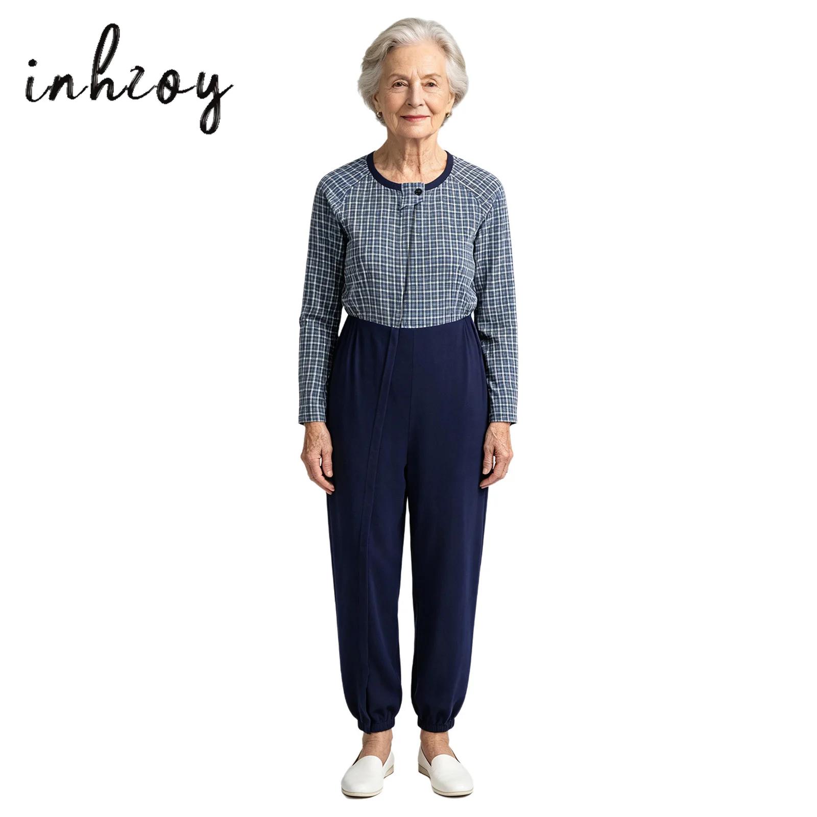 Winter Clothing Needs - Women Alzheimer Jumpsuit Cotton Overall Front