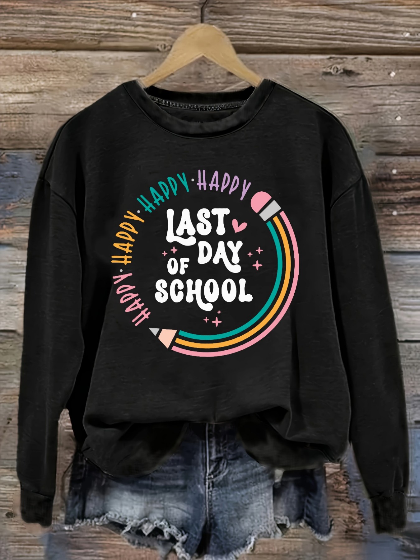 Winter Clothing Usa - Women's Casual Long Sleeve Crew Neck