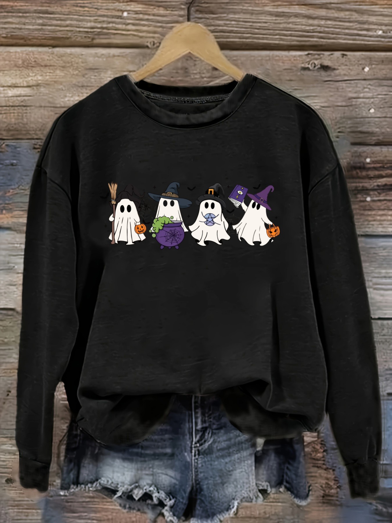 Winter Clothing Usa - Women's Casual Long Sleeve Crew Neck