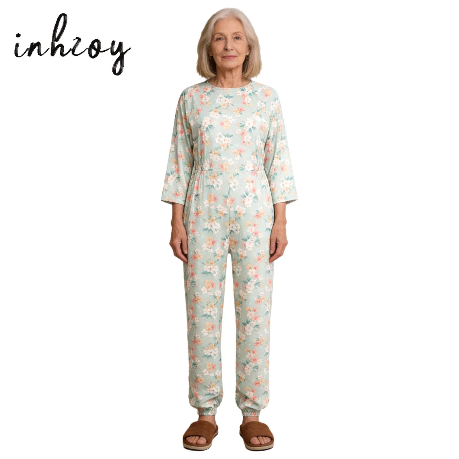 Winter Clothing Needs - Womens Elderly Alzheimers Adaptive Rompers Zipper
