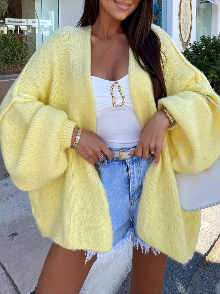 Winter Clothing Girls - Fashion Solid Sweater Coat For Women