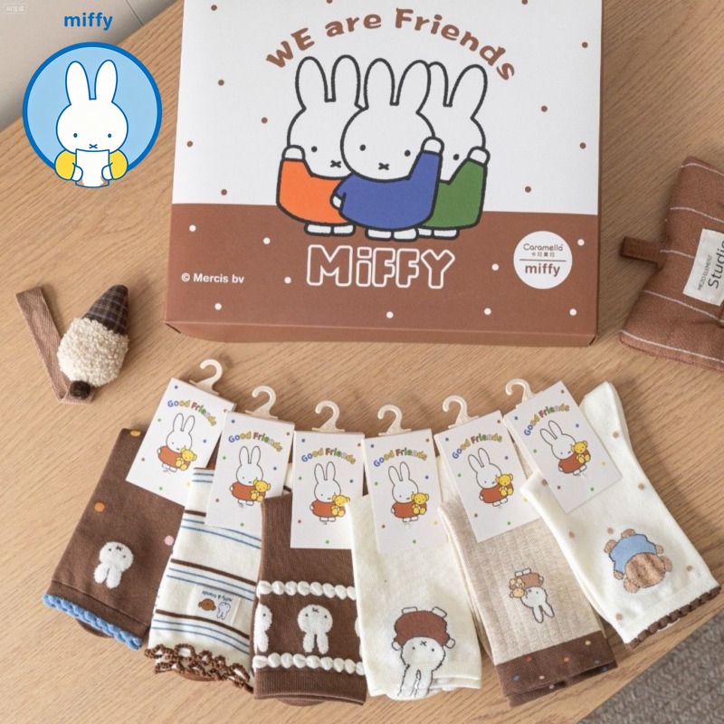 Winter Clothing Girls - Kawaii Miffy Mid Calf Socks 2026