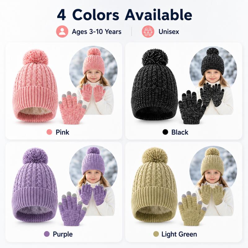 Kids Winter Knit Hat Touchscre - Knit Glove Touch Screen review and price