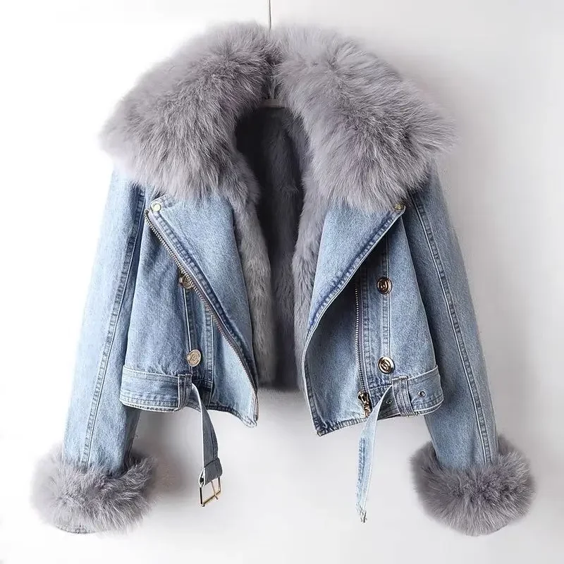 Denim Jacket for Women Short T - Winter Clothing Sale review and price