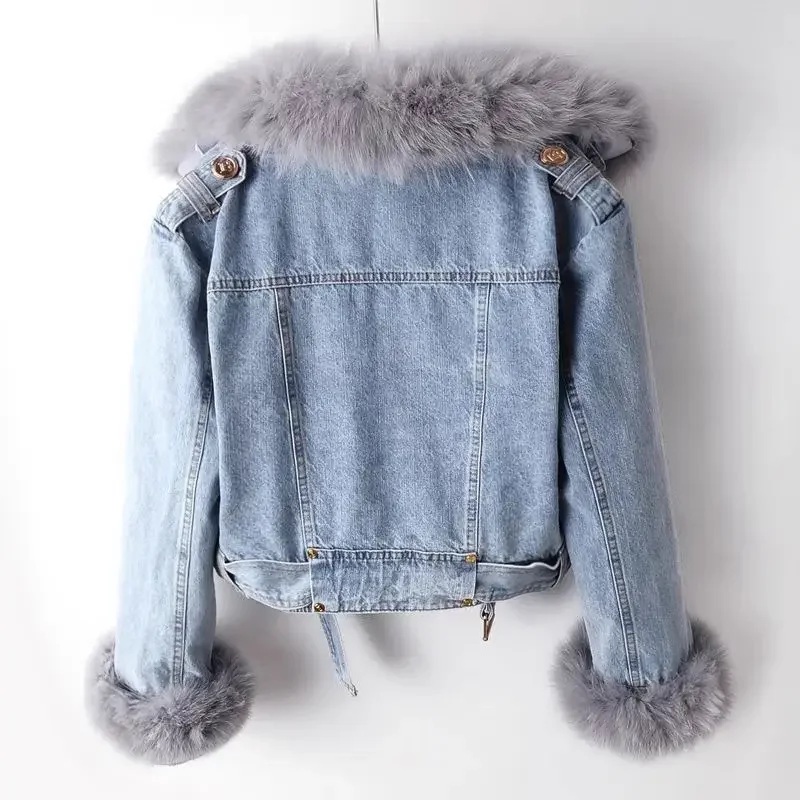 Denim Jacket for Women Short T - Winter Clothing Sale review and price