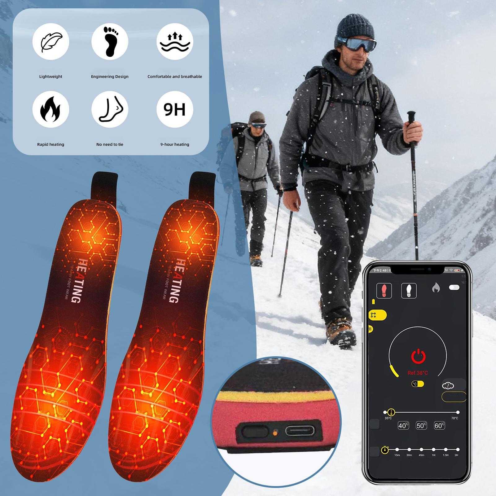 4300mAh Heated Insoles App Con - Heated Insole Rechargeable review and price