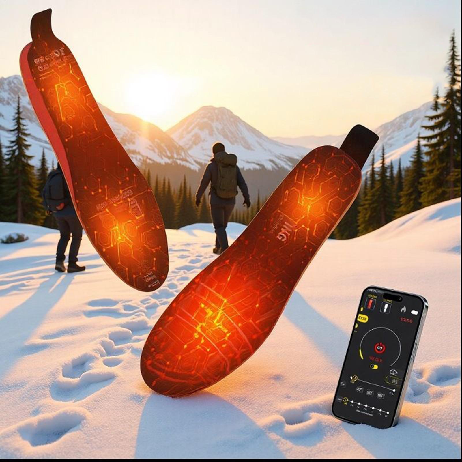 4300mAh Heated Insoles App Con - Heated Insole Rechargeable review and price