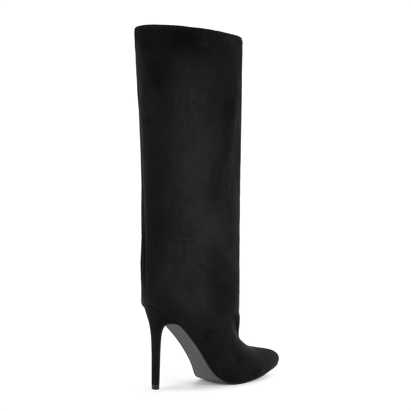 Onlymaker Black Faux Suede Kne - Winter Clothing For Women review and price