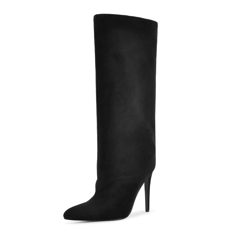 Onlymaker Black Faux Suede Kne - Winter Clothing For Women review and price
