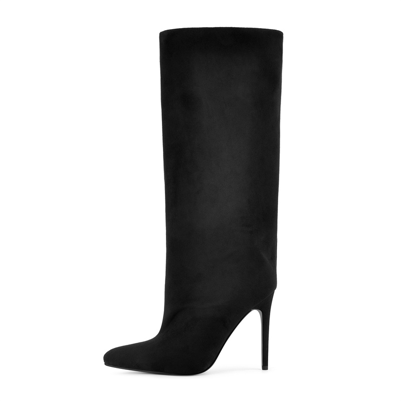 Onlymaker Black Faux Suede Kne - Winter Clothing For Women review and price