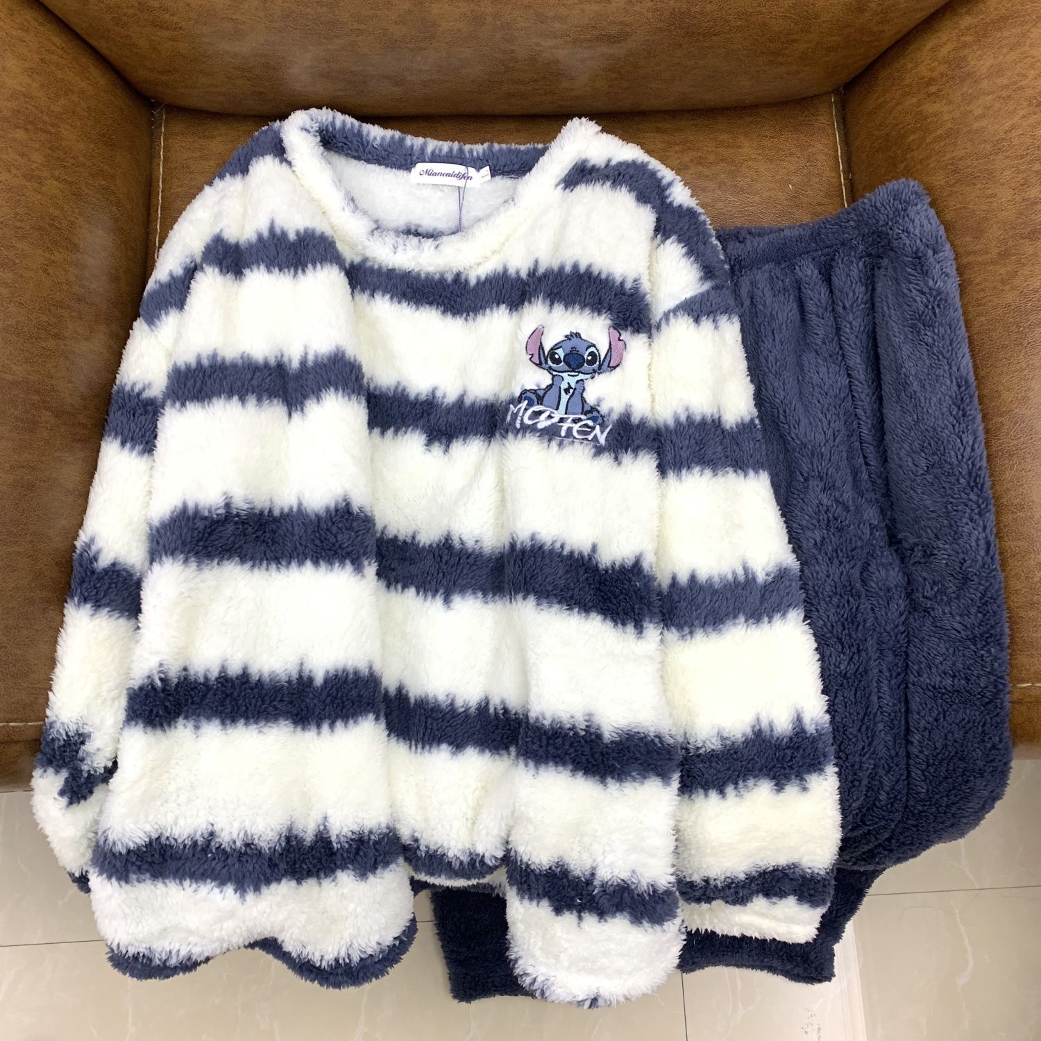Cute Striped Girls Pajamas Set - Winter Clothing Girls review and price
