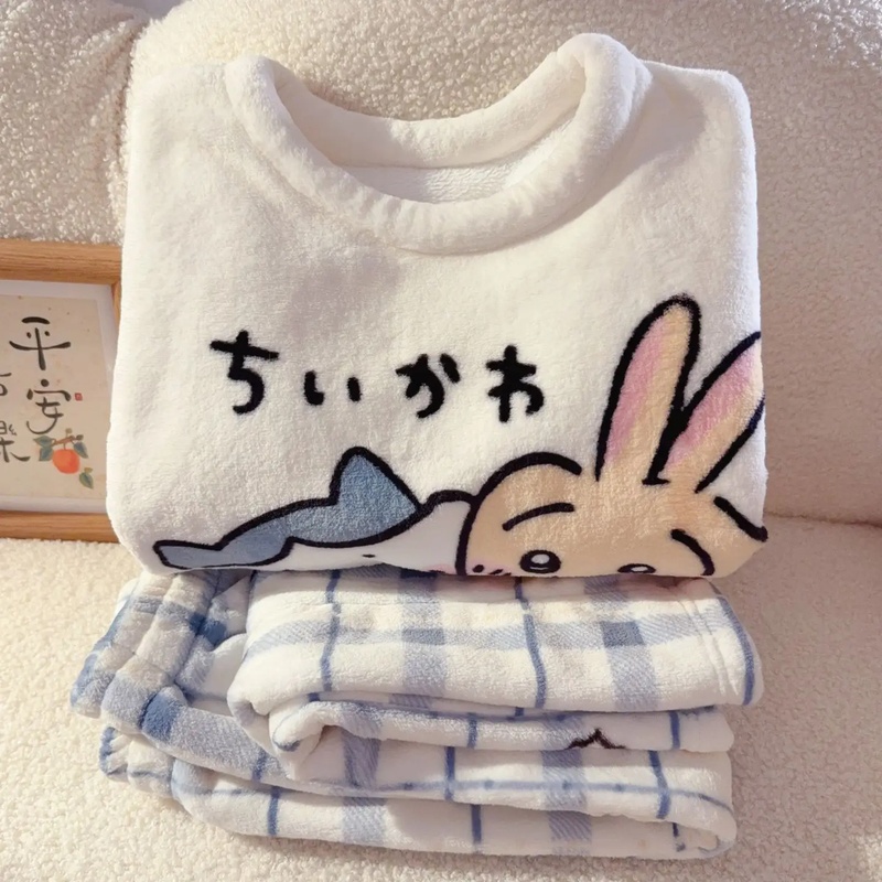 Chiikawa Usagi Embroidered Fla - Winter Clothing Girls review and price