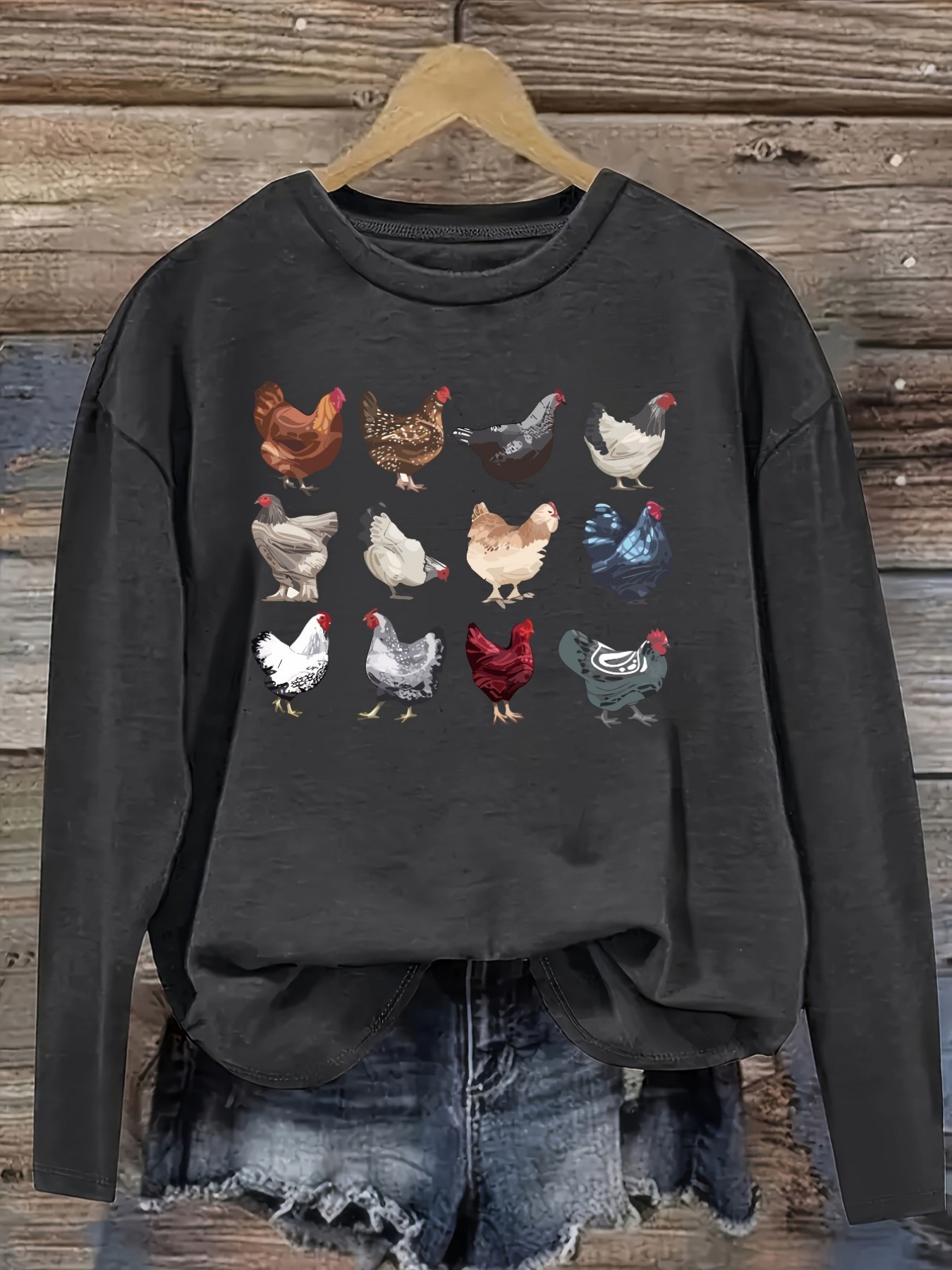 Women's Casual Long Sleeve Cre - Winter Clothing Usa review and price
