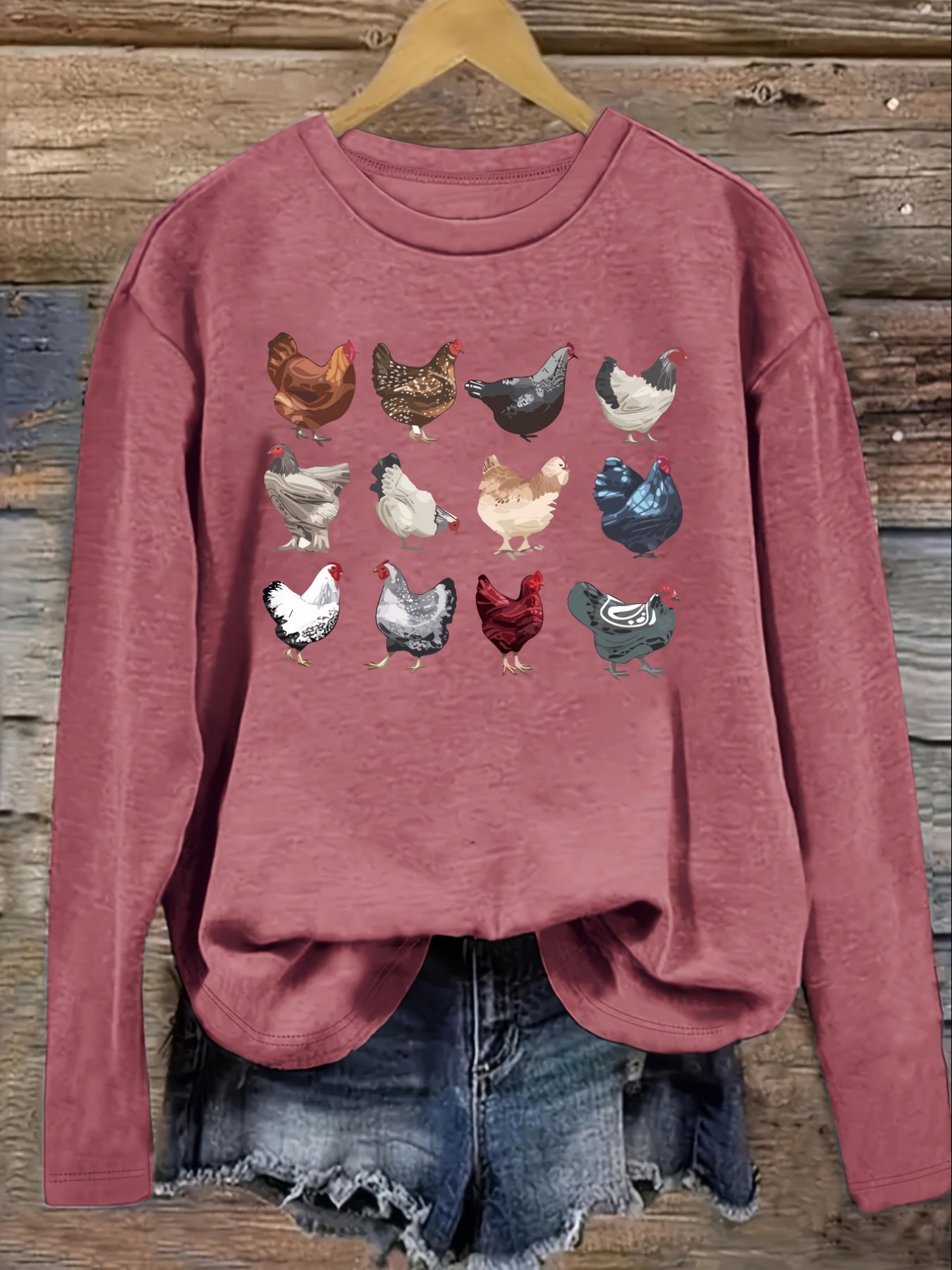 Women's Casual Long Sleeve Cre - Winter Clothing Usa review and price