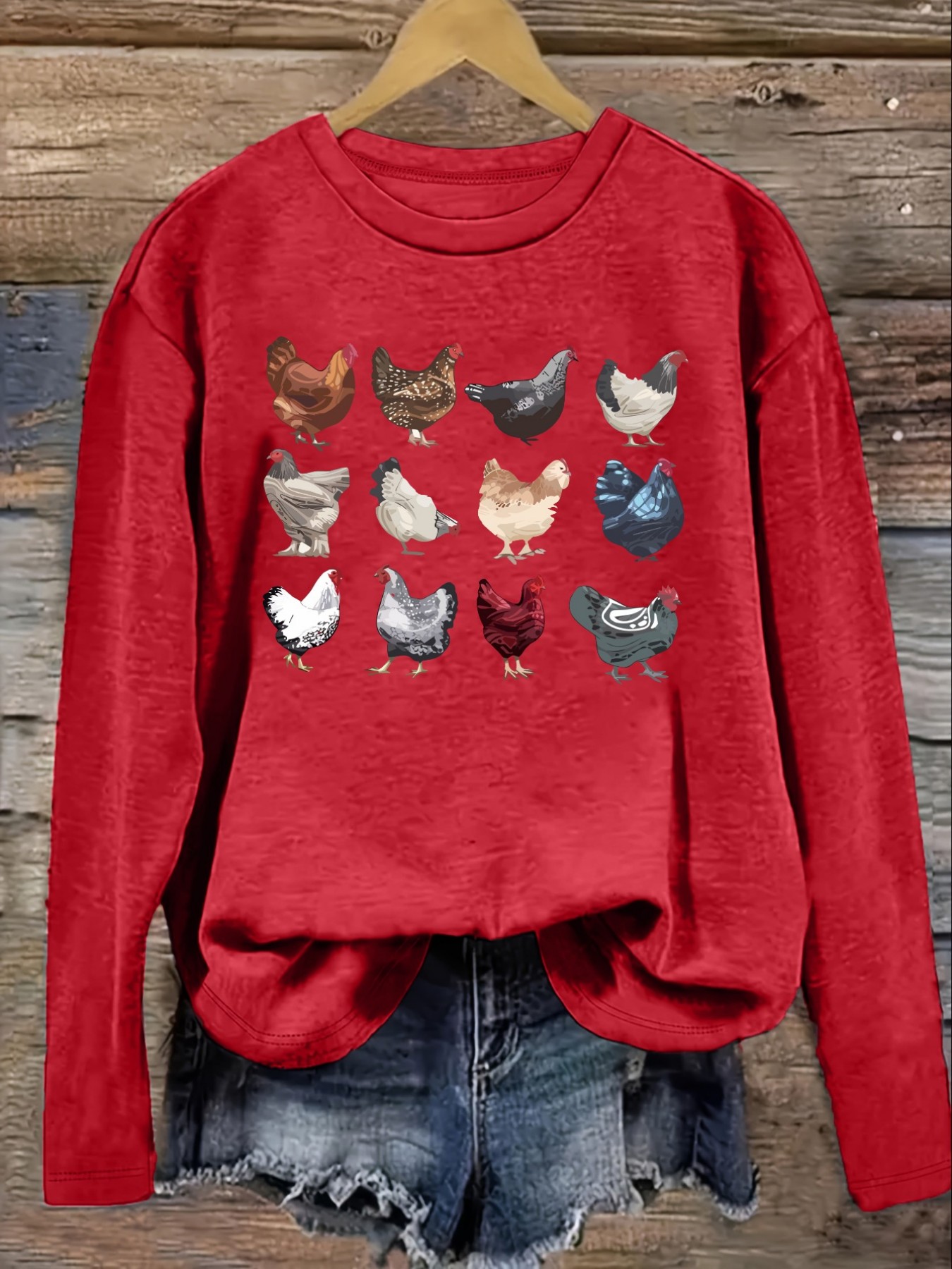 Women's Casual Long Sleeve Cre - Winter Clothing Usa review and price