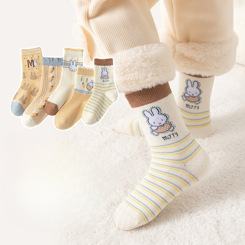 Kawaii Miffy Kids Socks Girls  - Winter Clothing Girls review and price