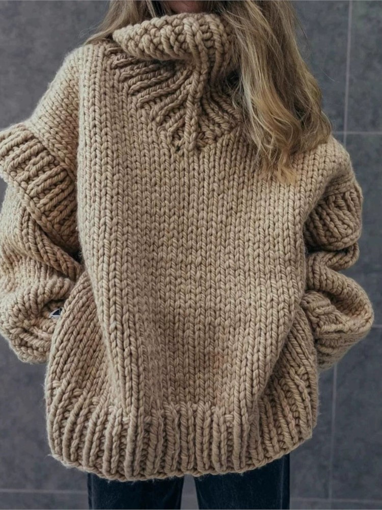 Fashion Knit Loose Sweater For - Winter Clothing Girls review and price