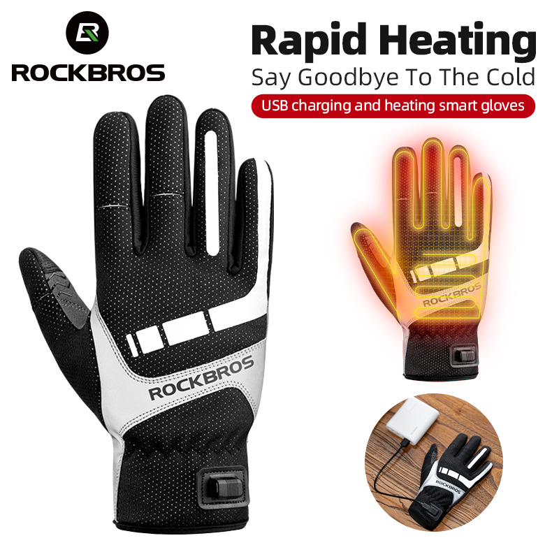 ROCKBROS Heated Winter Glove C - Knit Glove Touch Screen review and price