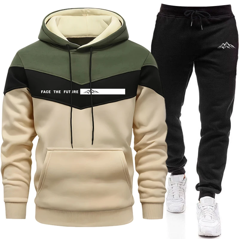 Tracksuit Men's Fashion Casual - Winter Clothing Equipment review and price