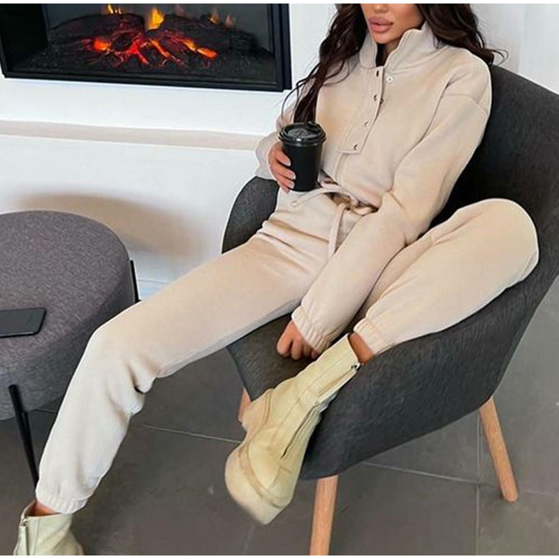 Casual Stand Collar Jumpsuits  - Winter Clothing Sale review and price