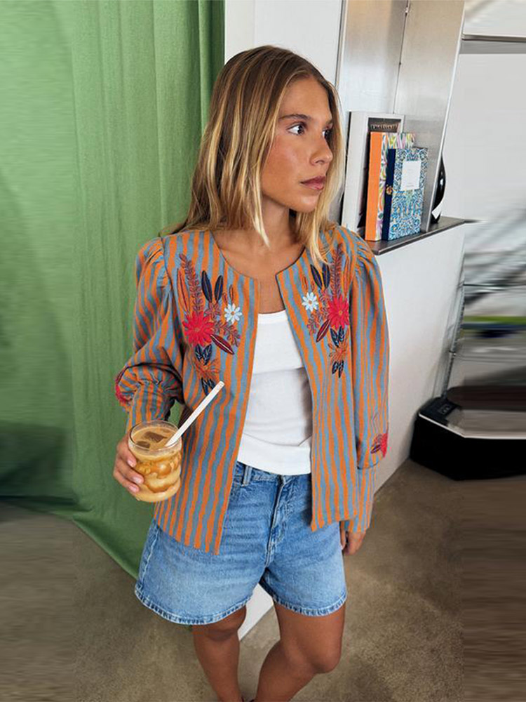 2026 Early Autumn Striped Flow - Winter Clothing Usa review and price