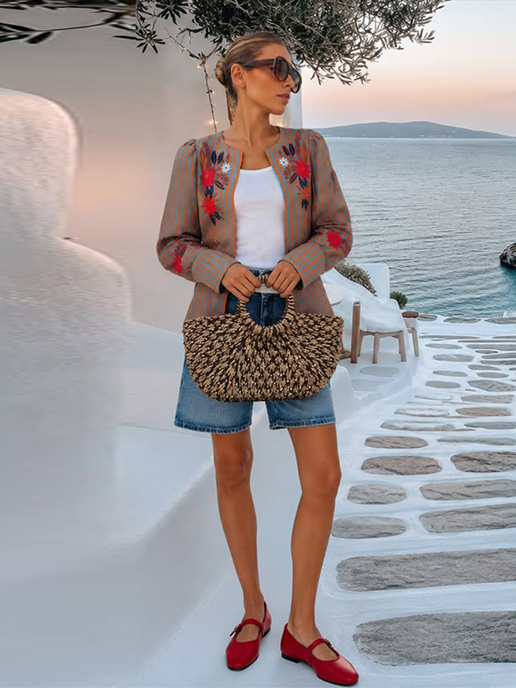 2026 Early Autumn Striped Flow - Winter Clothing Usa review and price